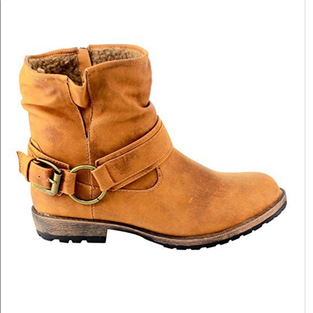 NEW Women's Warm Winter Side Zipper Ankle Booties